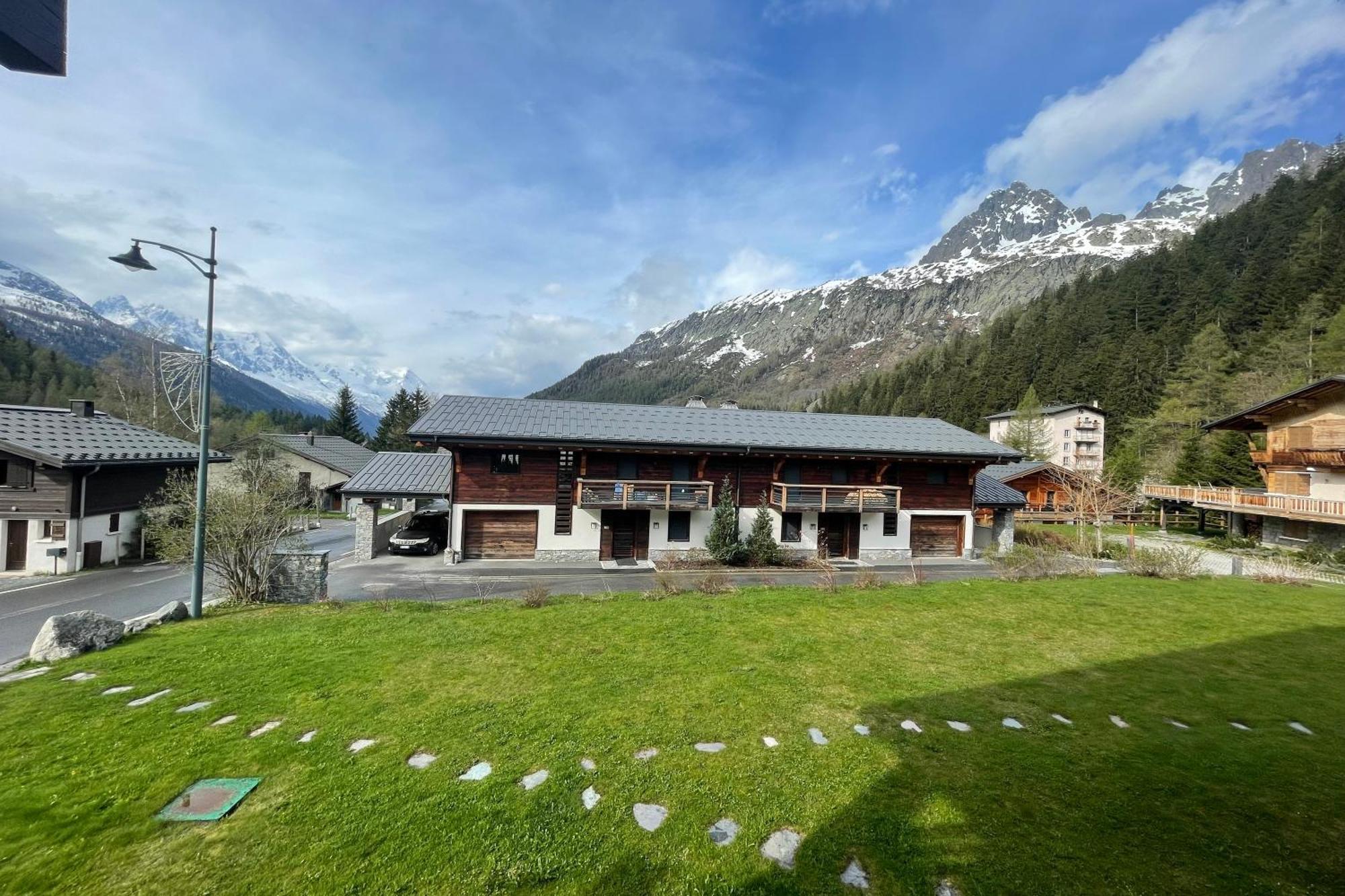 Sunny Nest - View Of Mb Montroc - Happy Rentals Chamonix Exterior photo